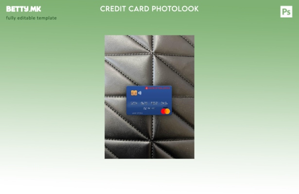 модерен стил Малдиви Банка на Малдиви мастер карта photolook преден шаблон